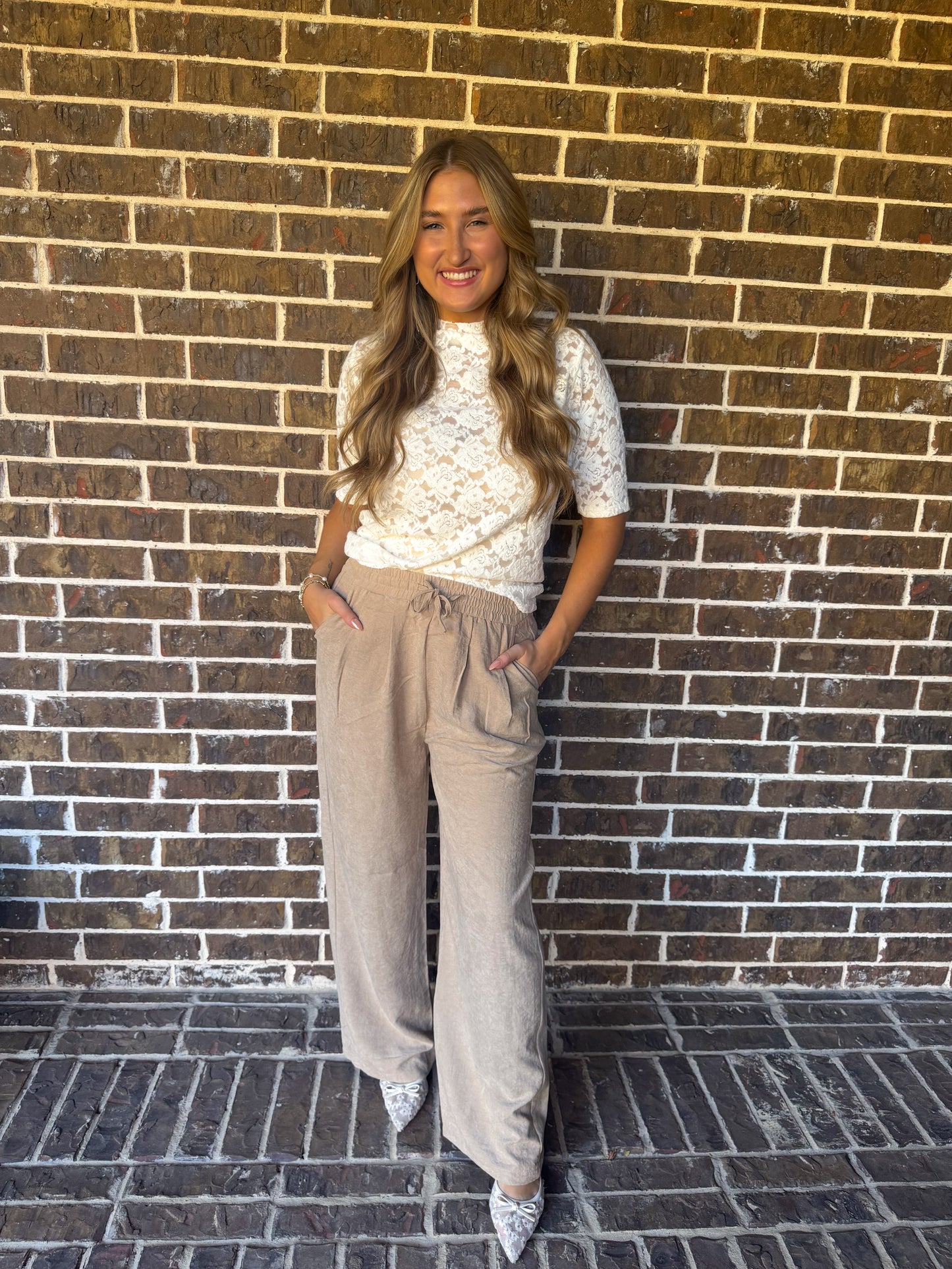 Chic Comfort Beige Pants