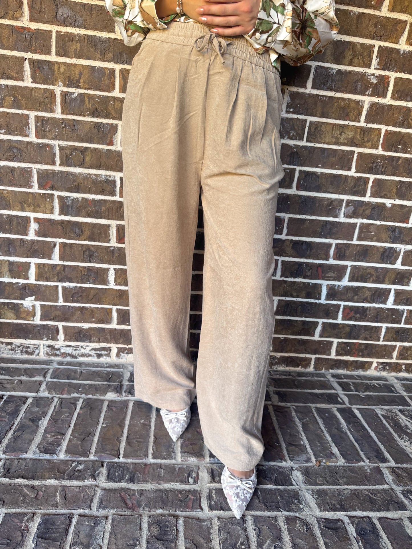 Chic Comfort Beige Pants
