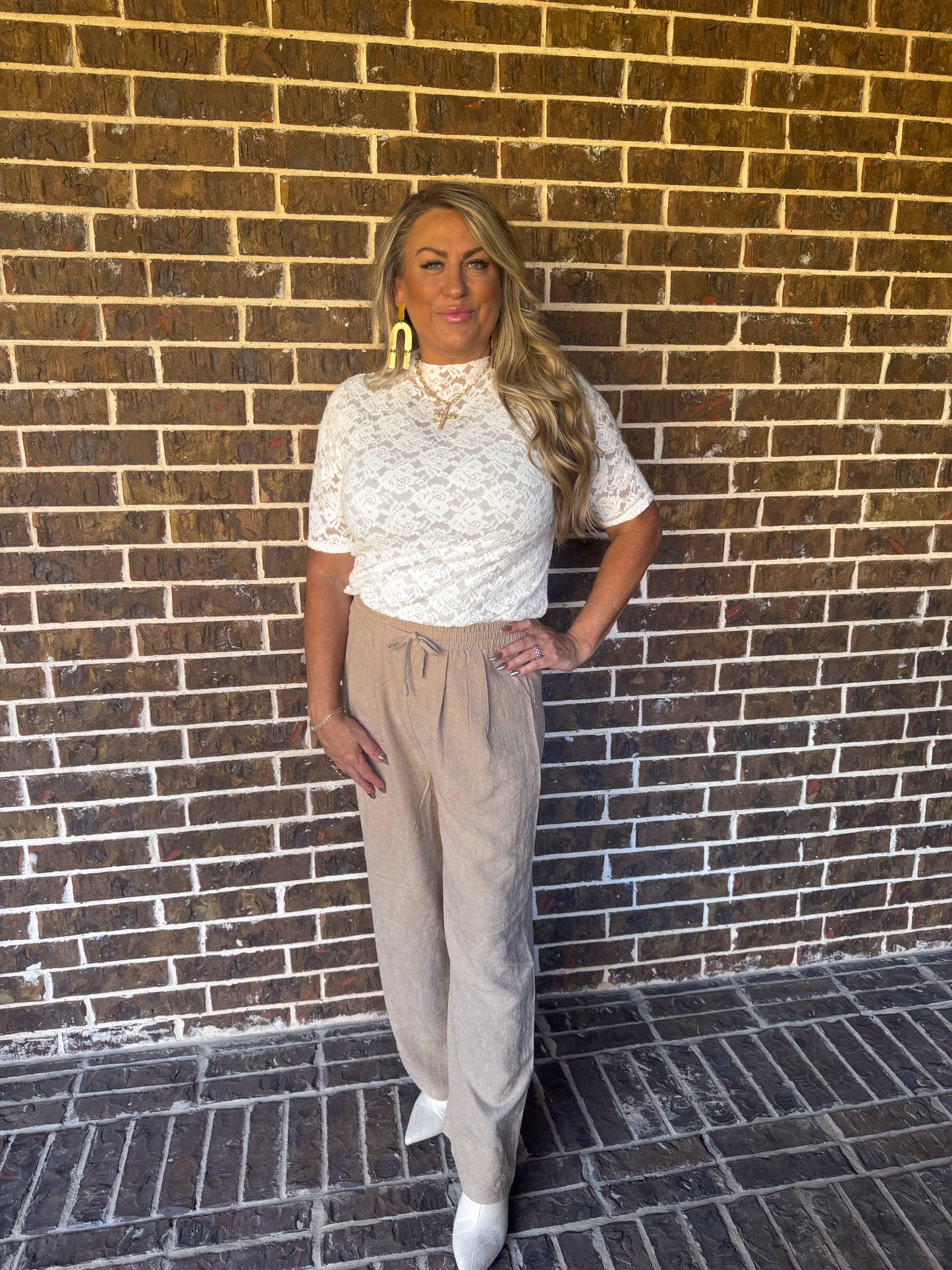 Chic Comfort Beige Pants