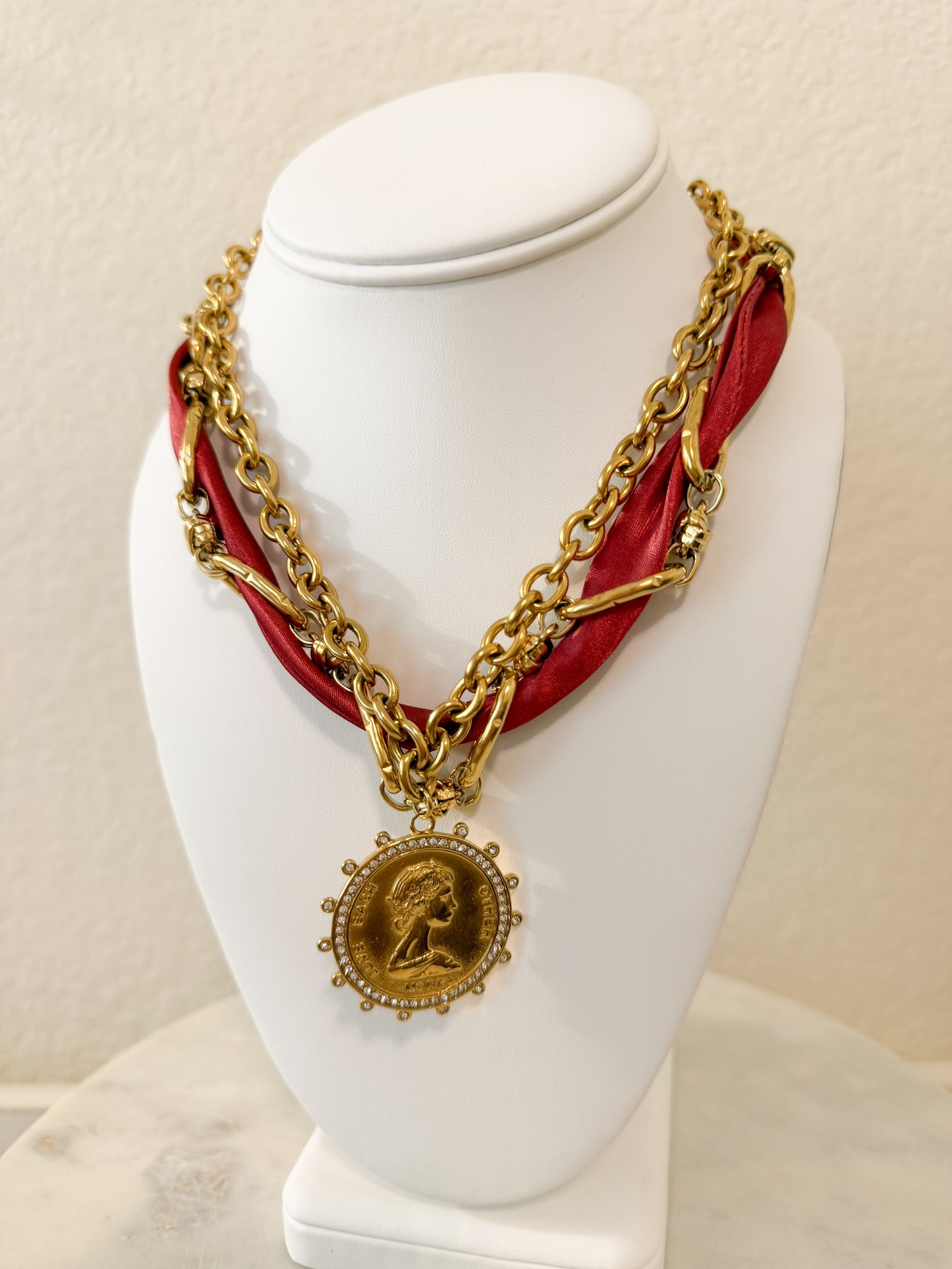 Royal Coin Statement Necklace