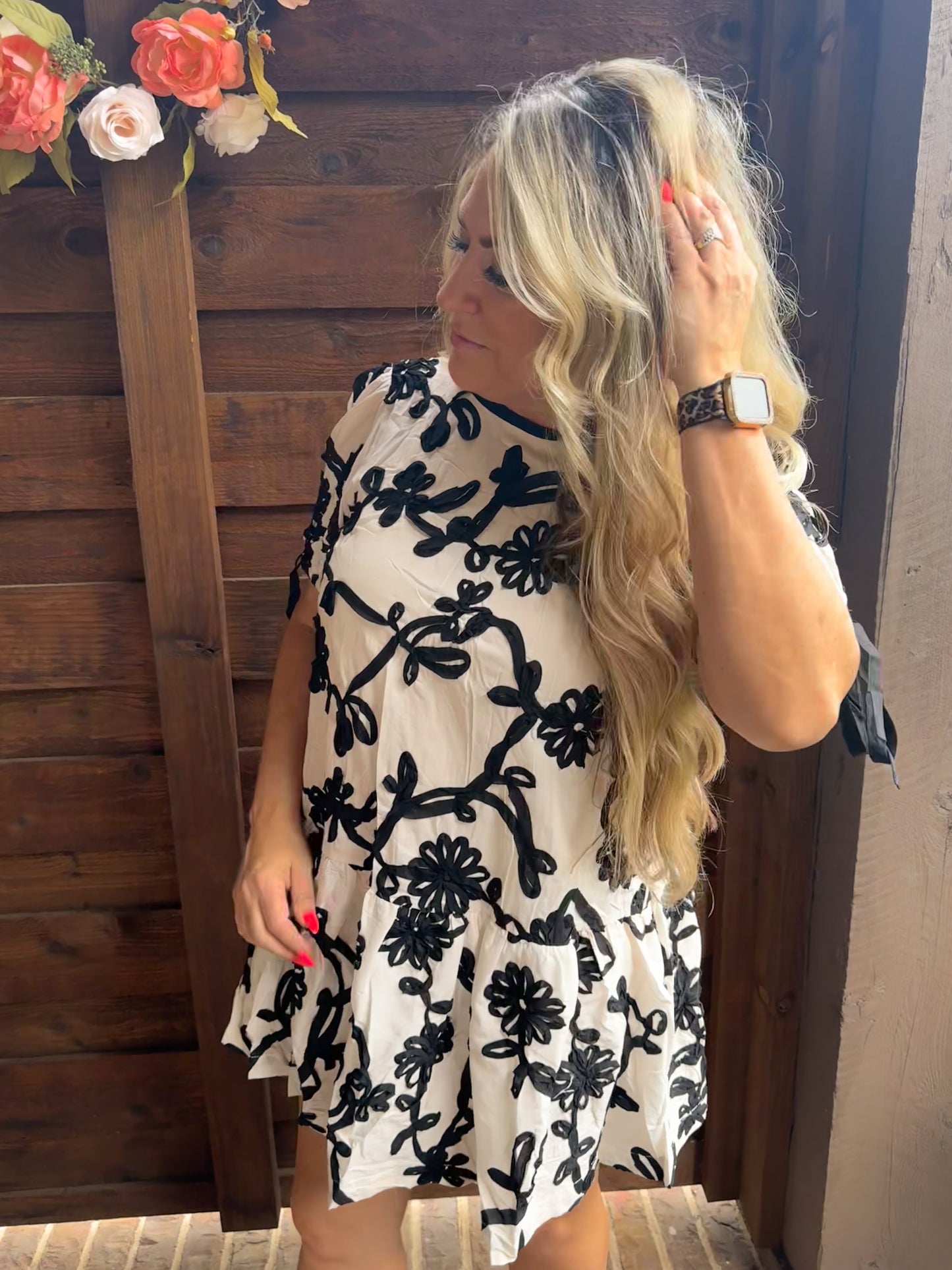 Floral Blooms Babydoll Dress