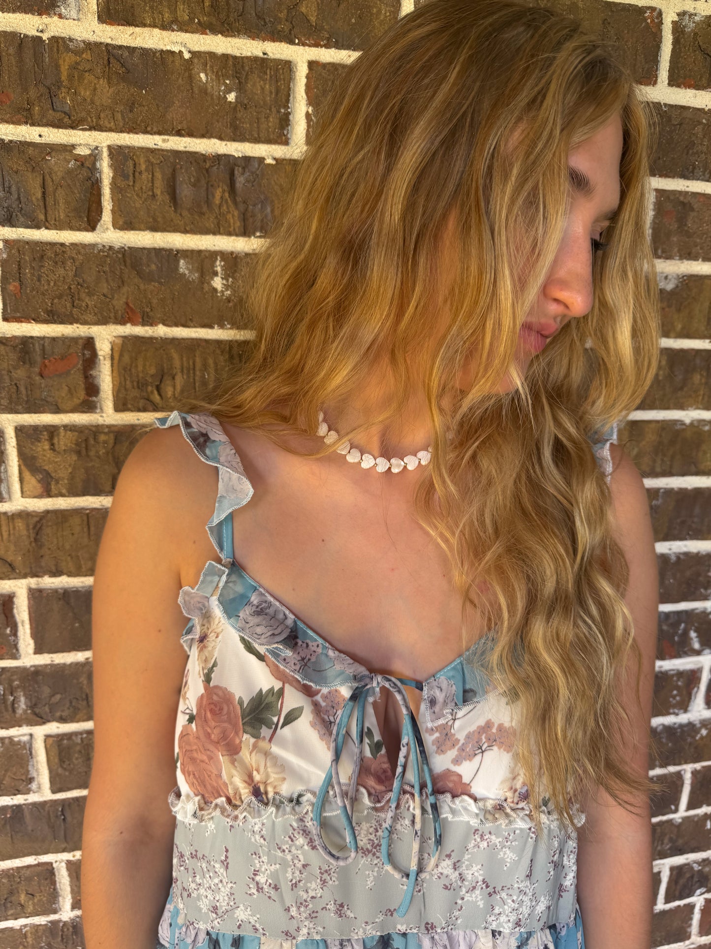 Boho Blossom Tiered Ruffle Mini Dress
