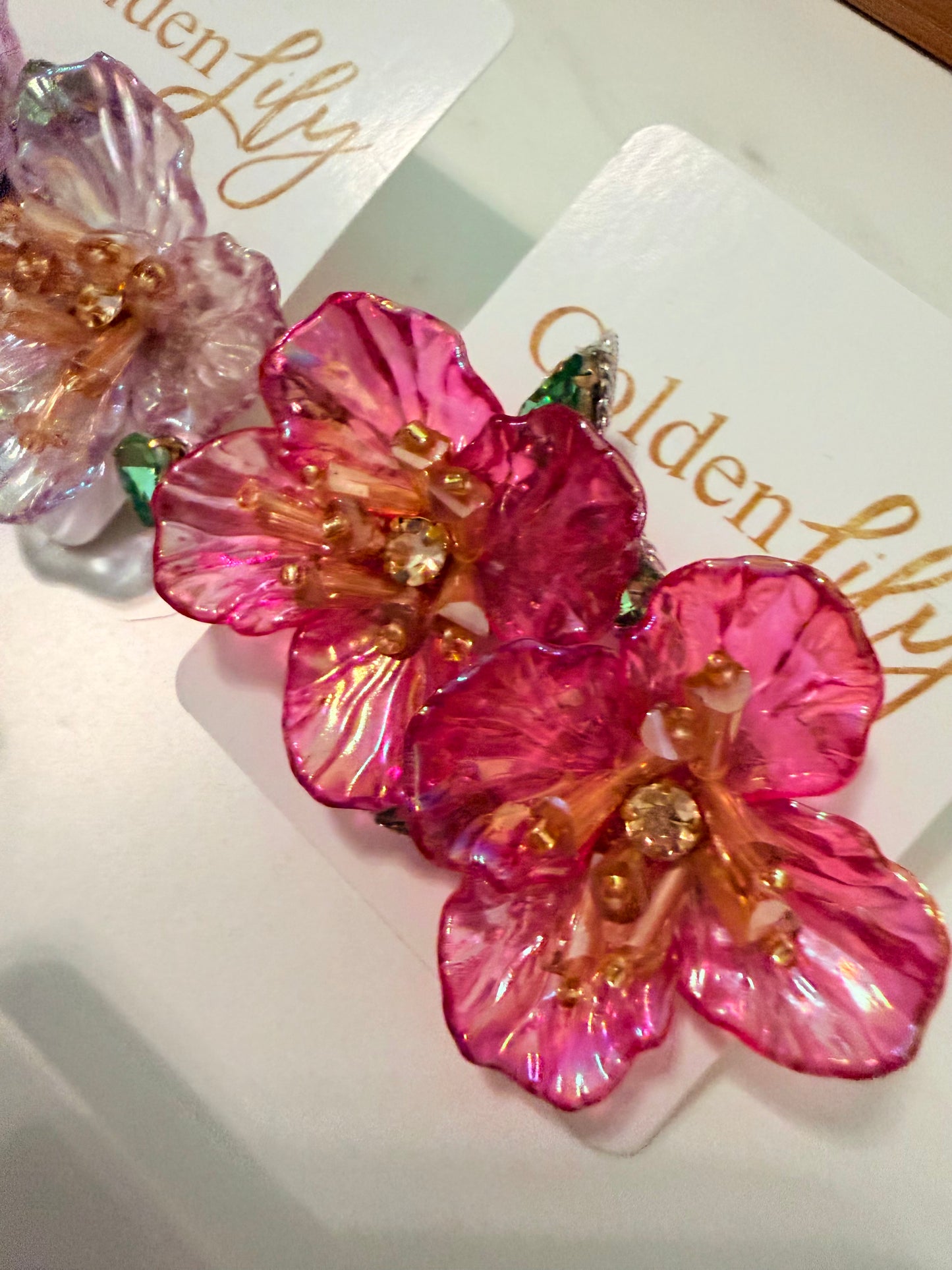 Hawaiian Flower Stud Earrings
