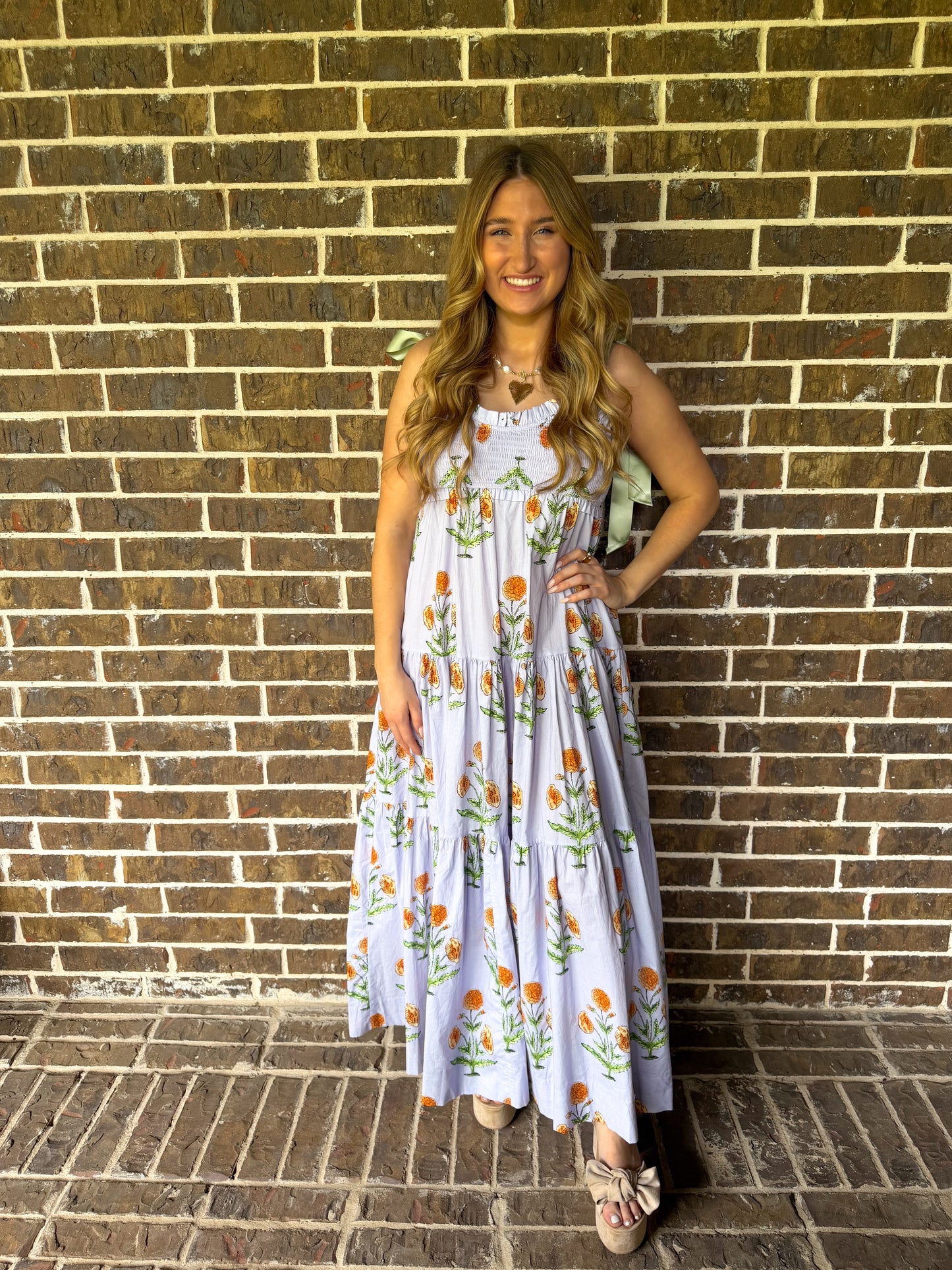NEW Lavender Floral Maxi Dress