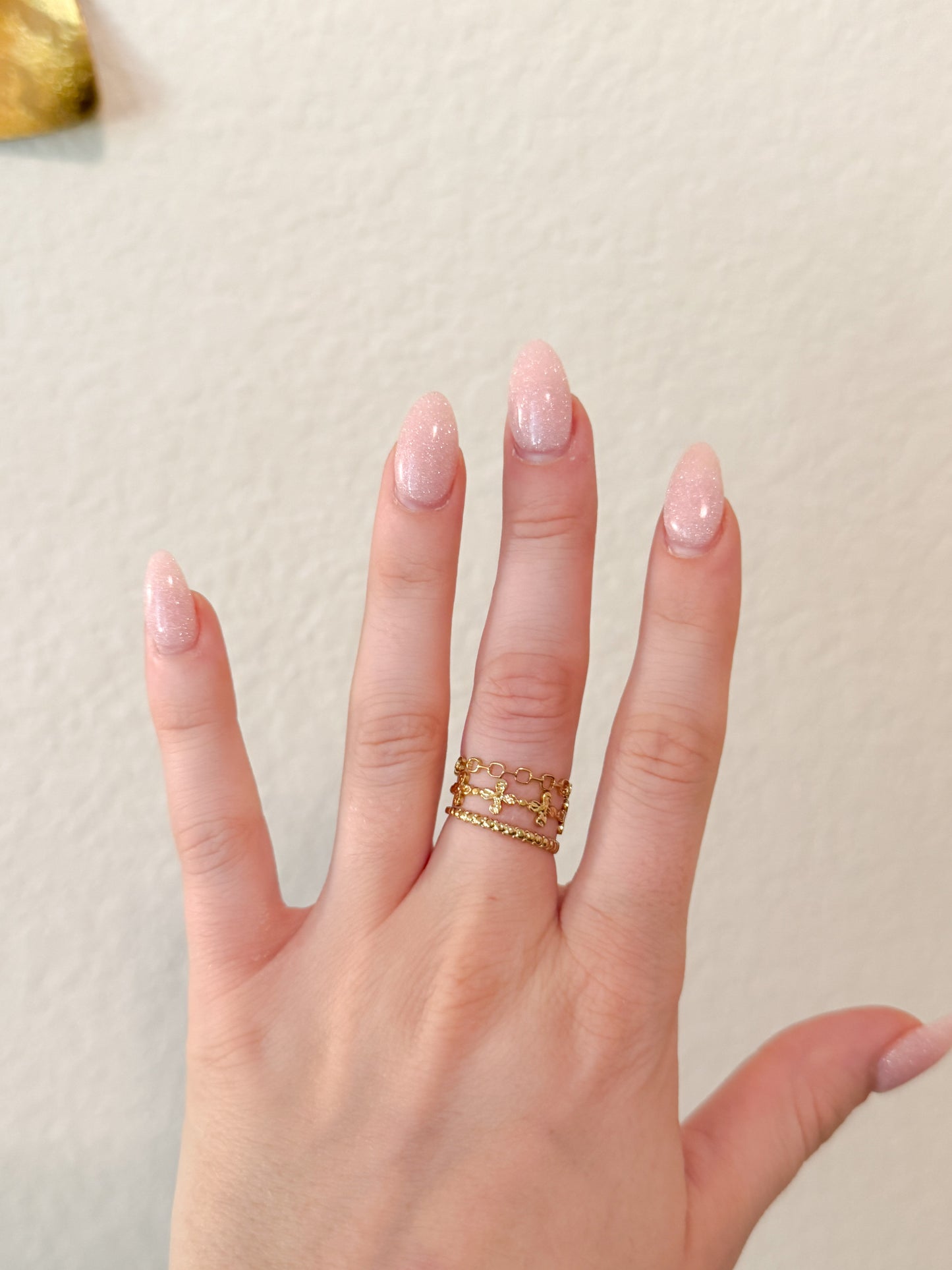Gold Layered Adjustable Band Ring