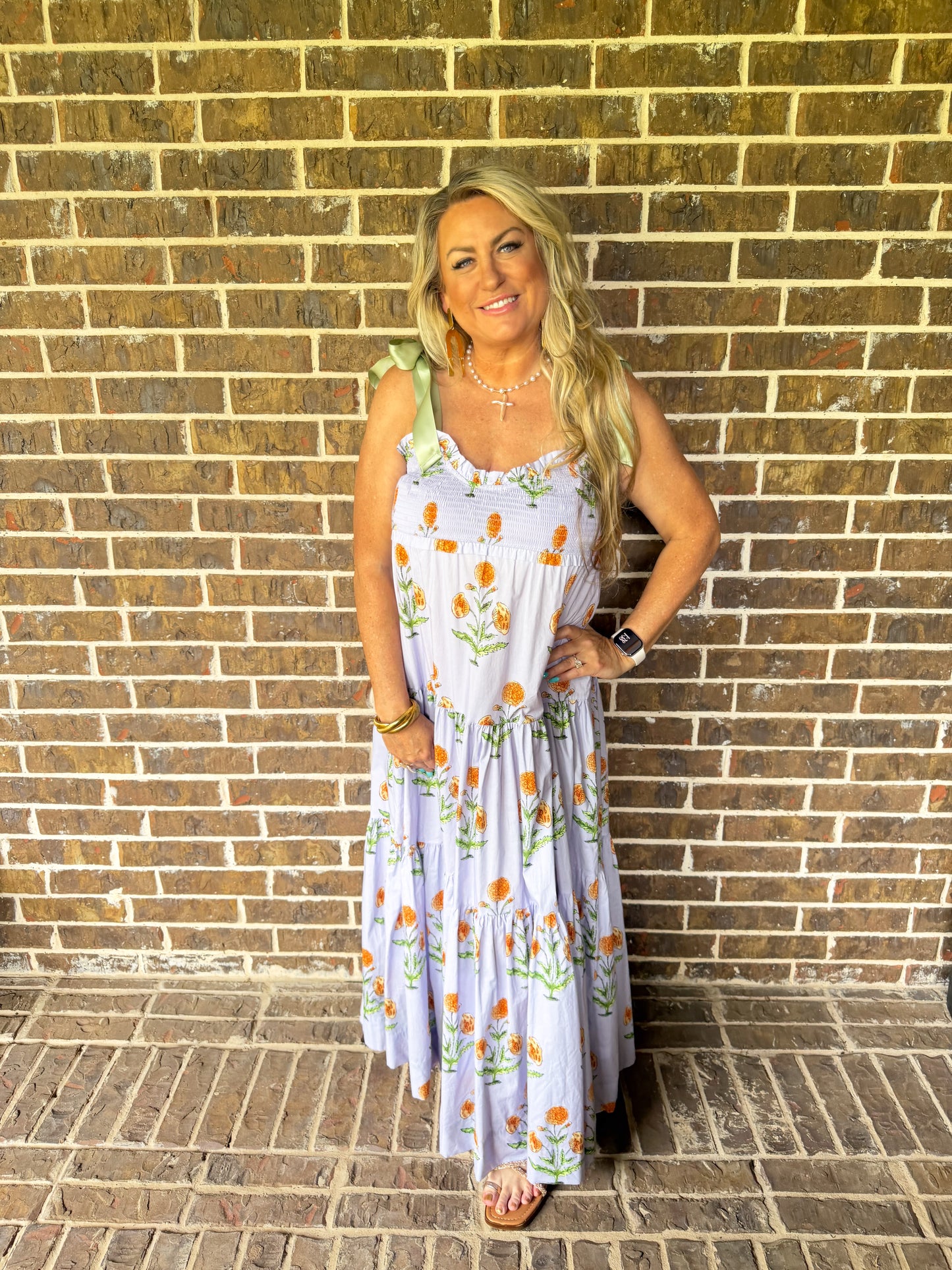NEW Lavender Floral Maxi Dress