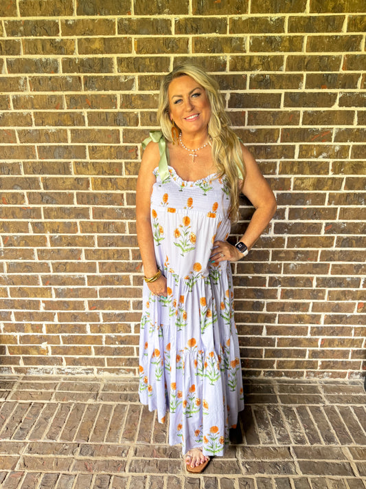 Lavender Meadow Maxi Dress