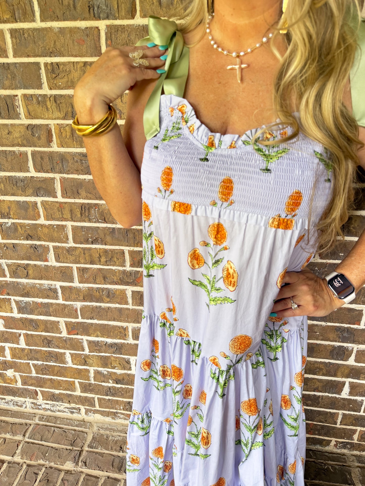 NEW Lavender Floral Maxi Dress