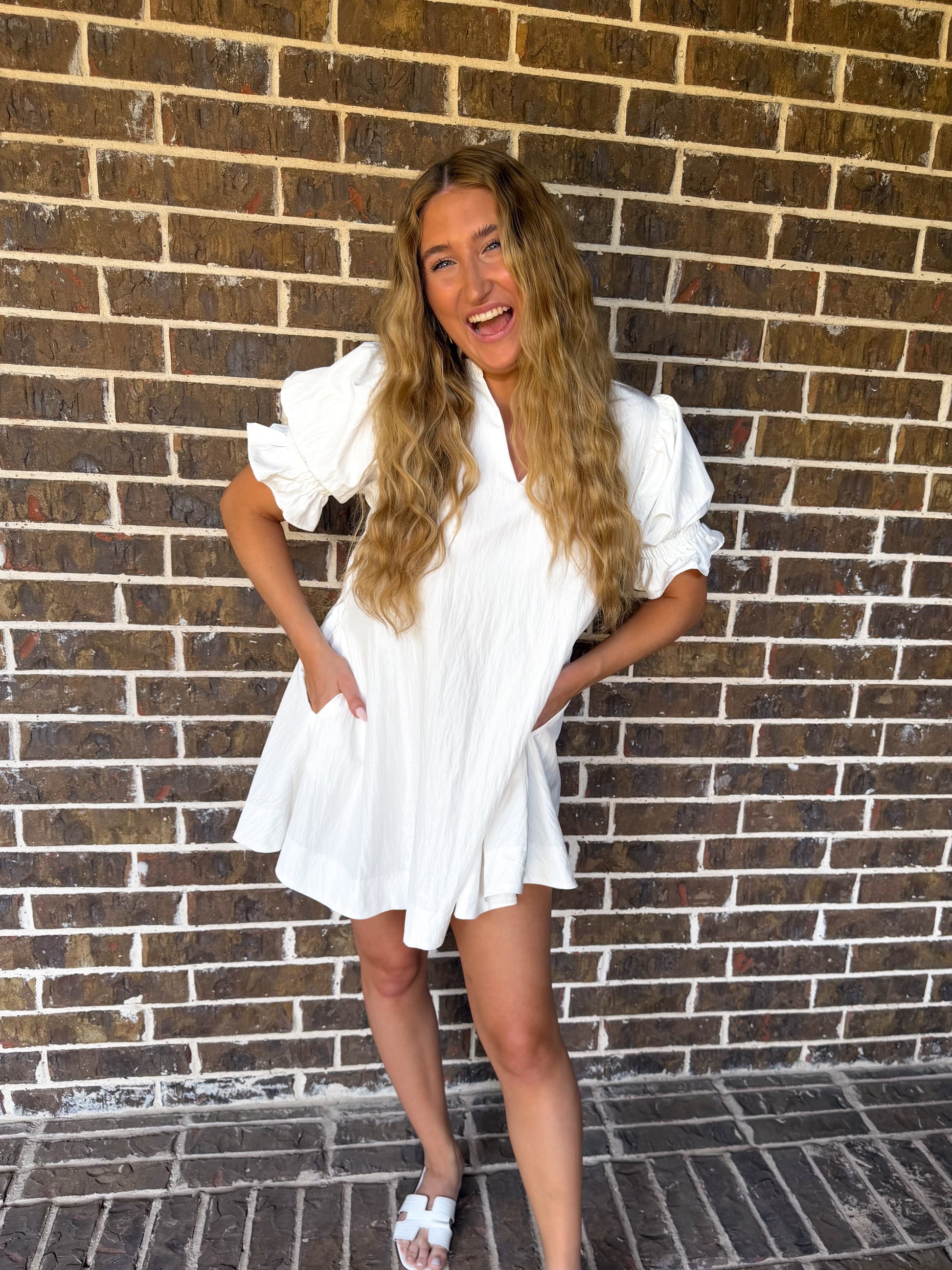 The White Bloom Babydoll Dress – Sweet Ivory