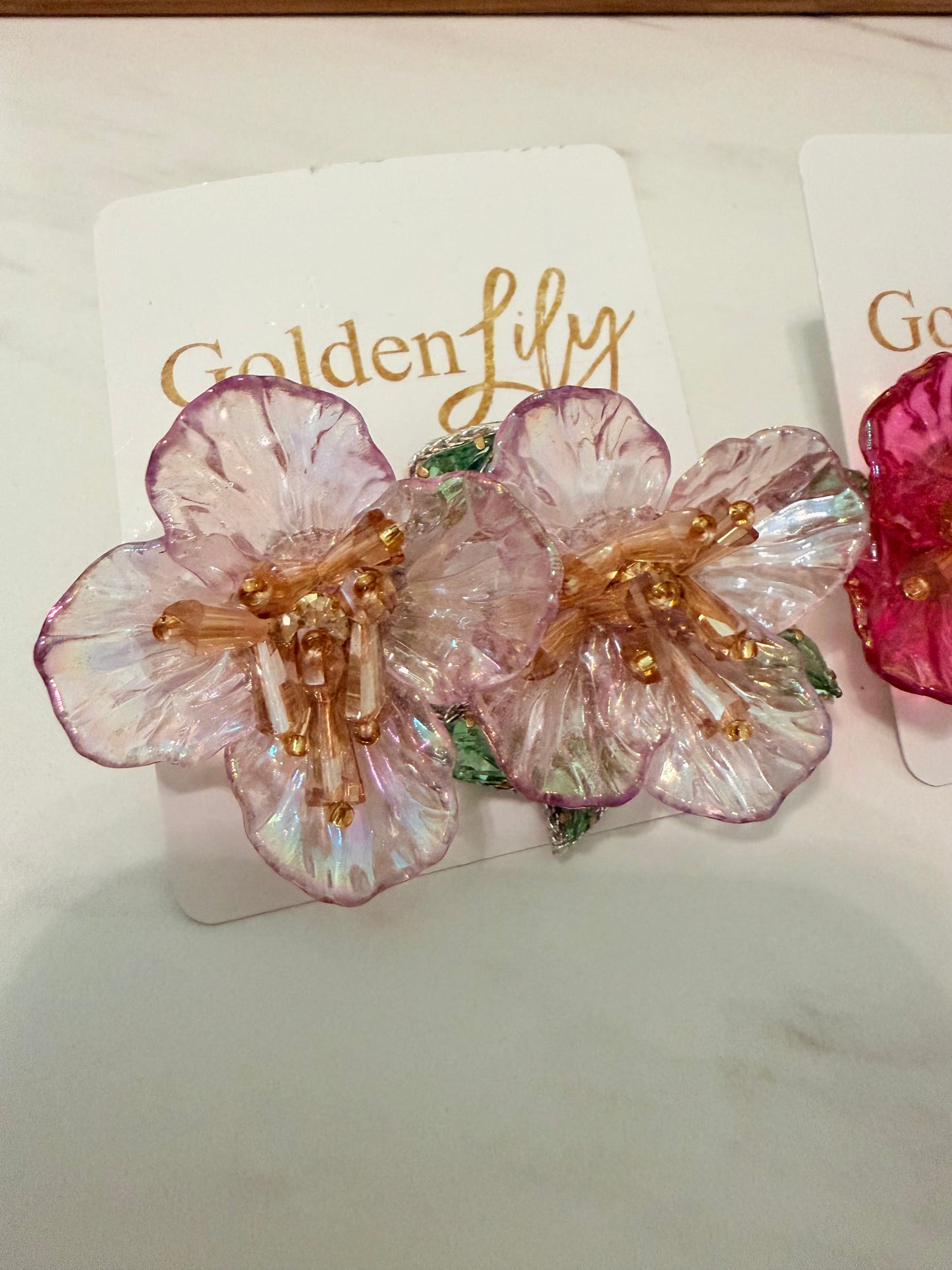Hawaiian Flower Stud Earrings