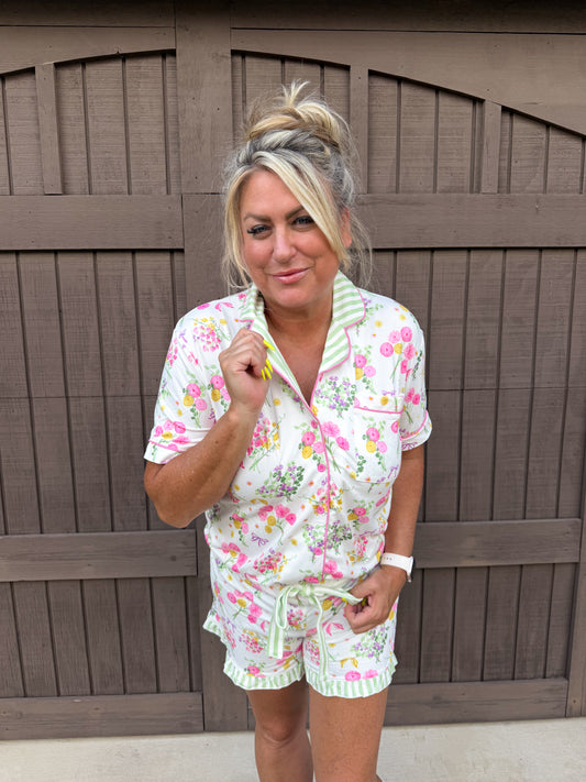 Garden Floral PJ Set