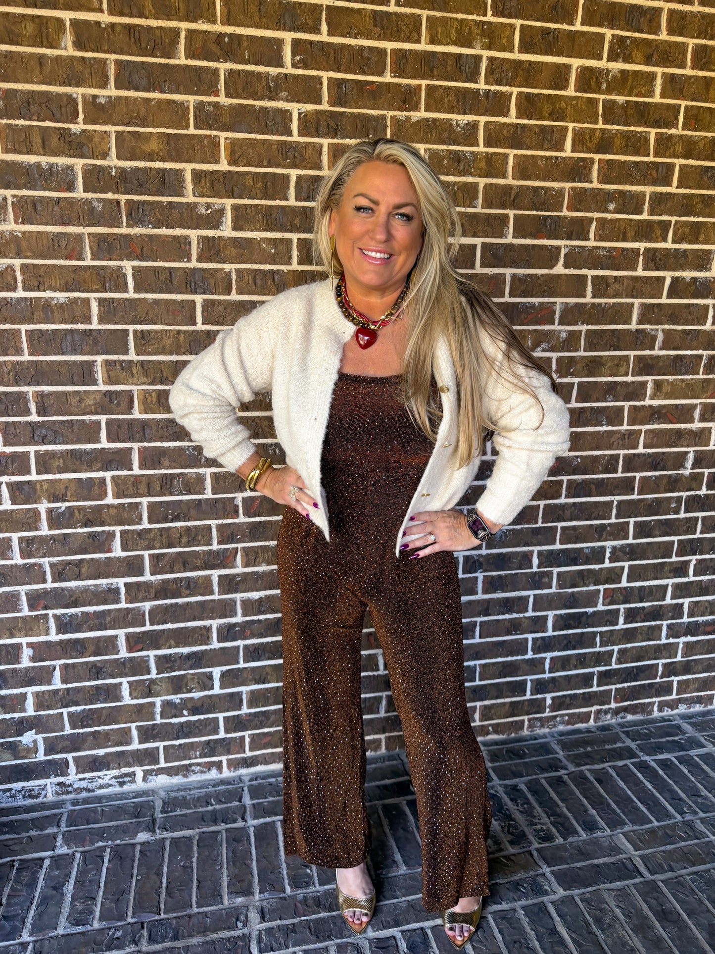 Cozy Cream Button-Up Cardigan