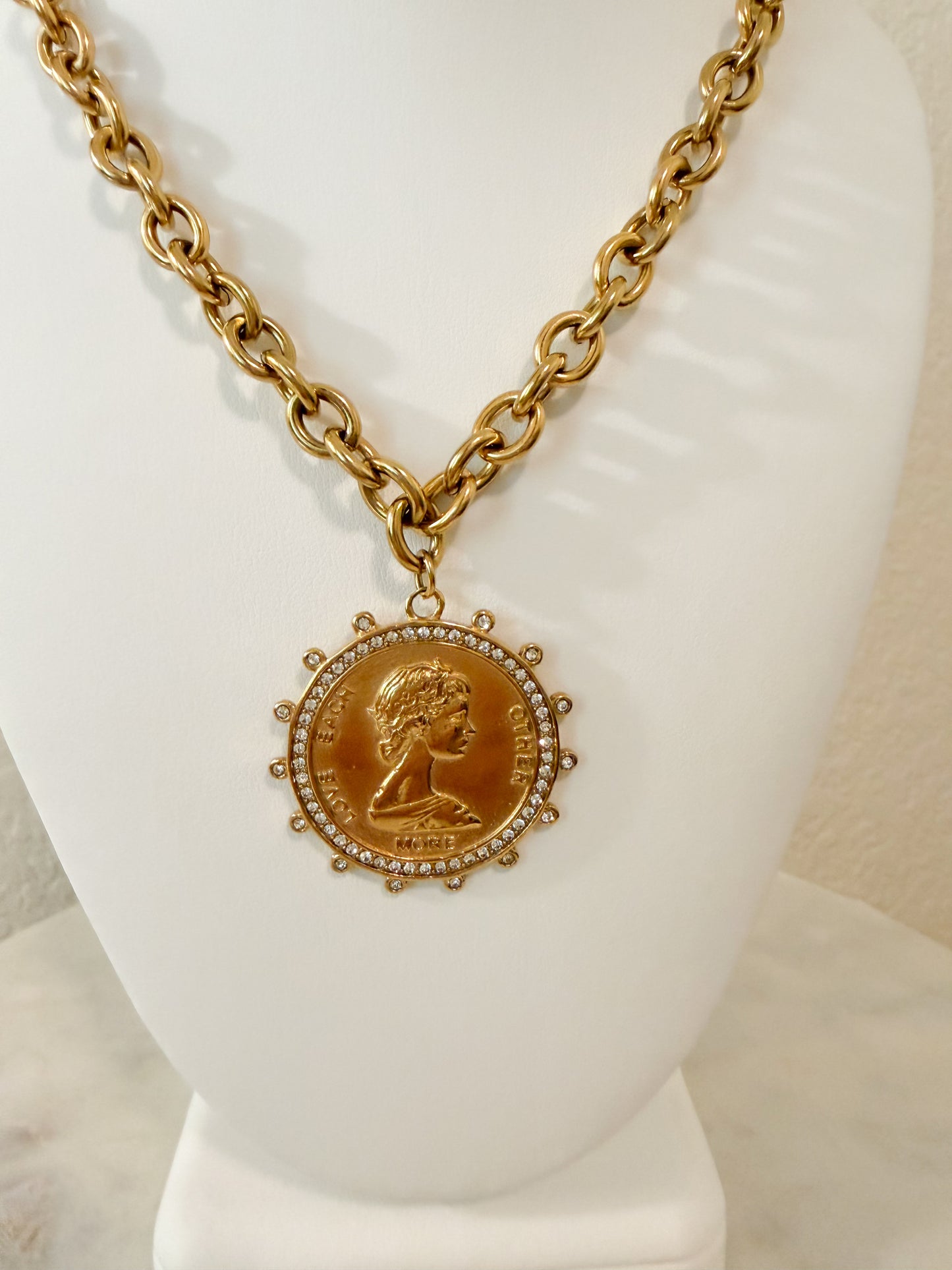 Royal Coin Statement Necklace