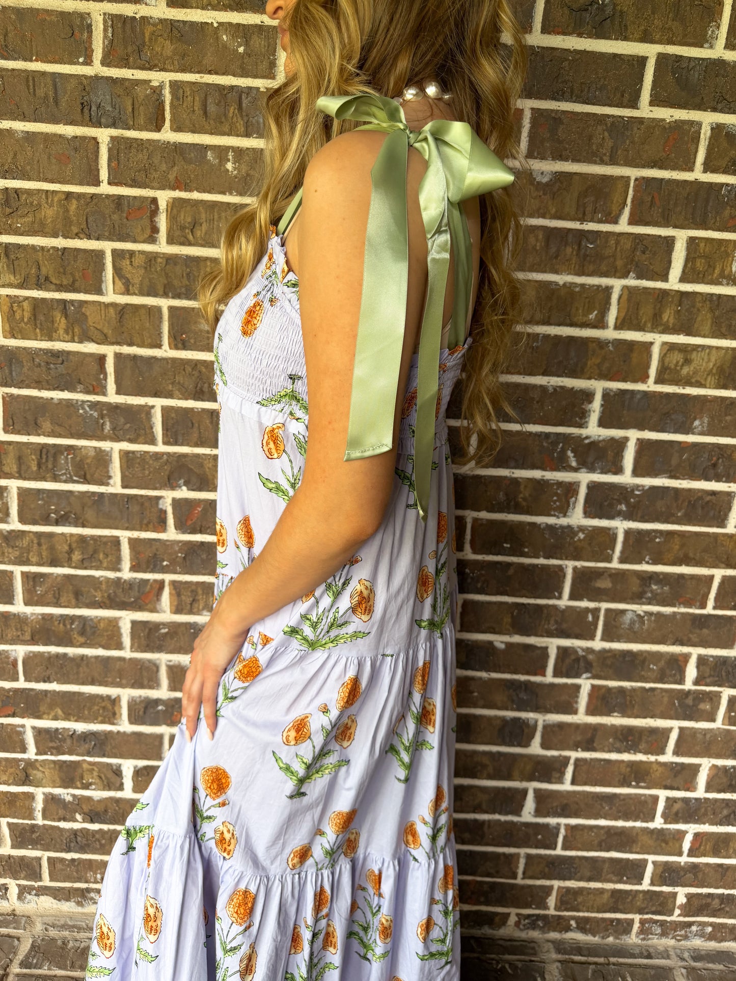 NEW Lavender Floral Maxi Dress
