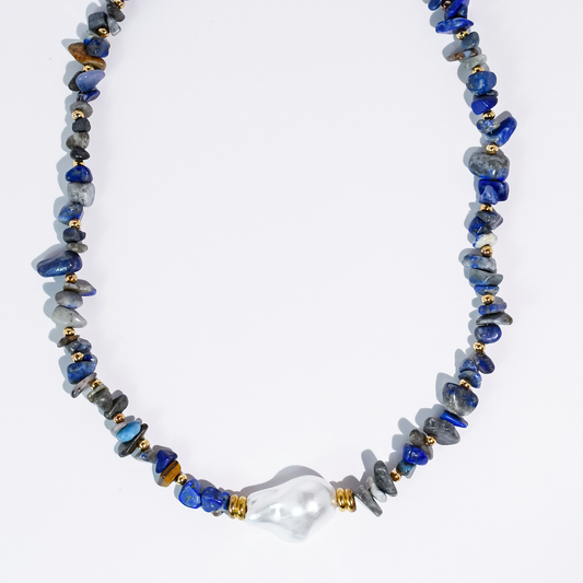 Ocean Pearl Stone Necklace