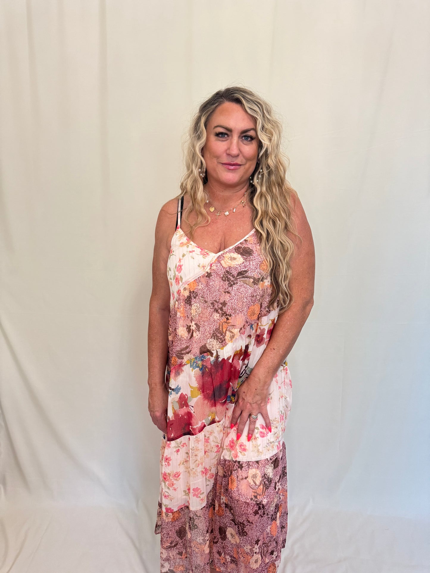 Boho Patchwork Maxi Dress