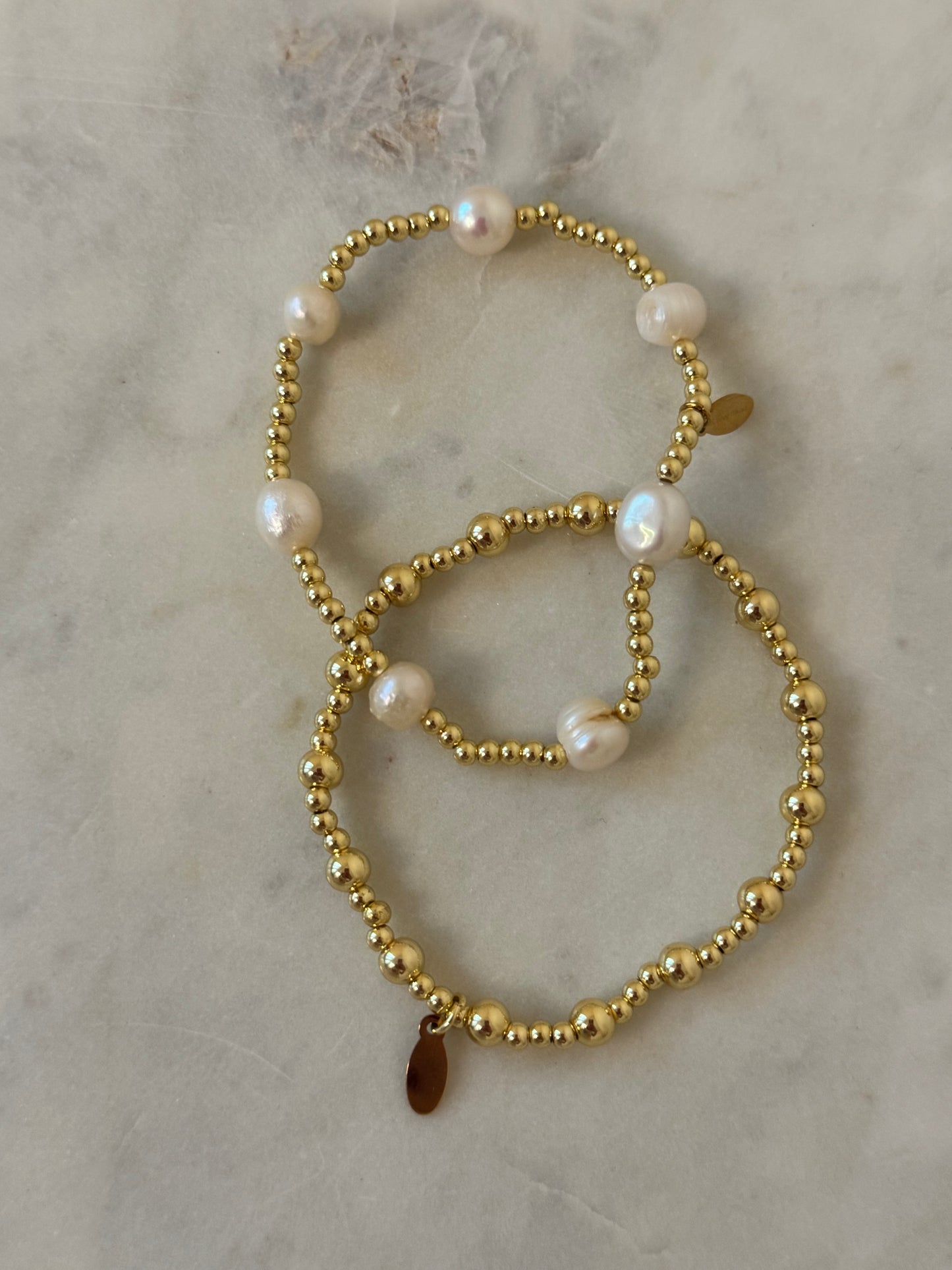 Radiance Pearl Stack Beaded Bracelets